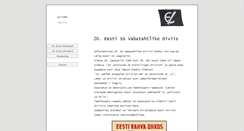 Desktop Screenshot of diviis.rindeleht.ee